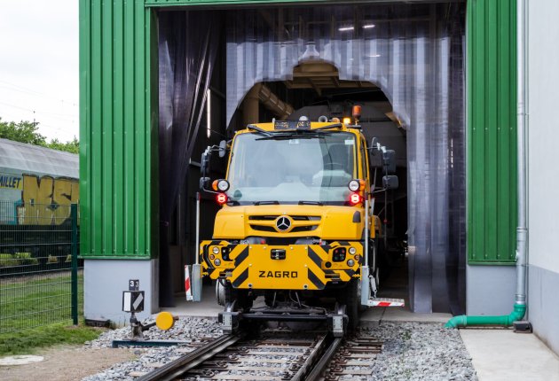 Bahnentladung mit Rangierunimiog