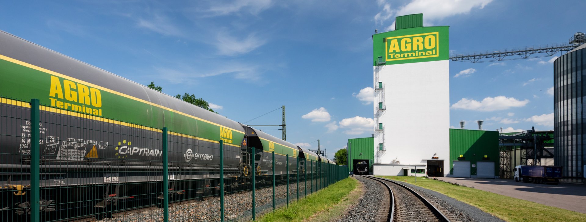 AGRO-Terminal Schiene Silos